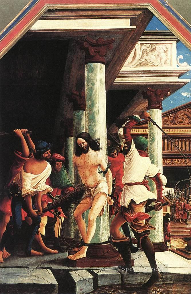 キリストの鞭打ち フランドルの宗教者 デニス・ファン・アルスロート油絵